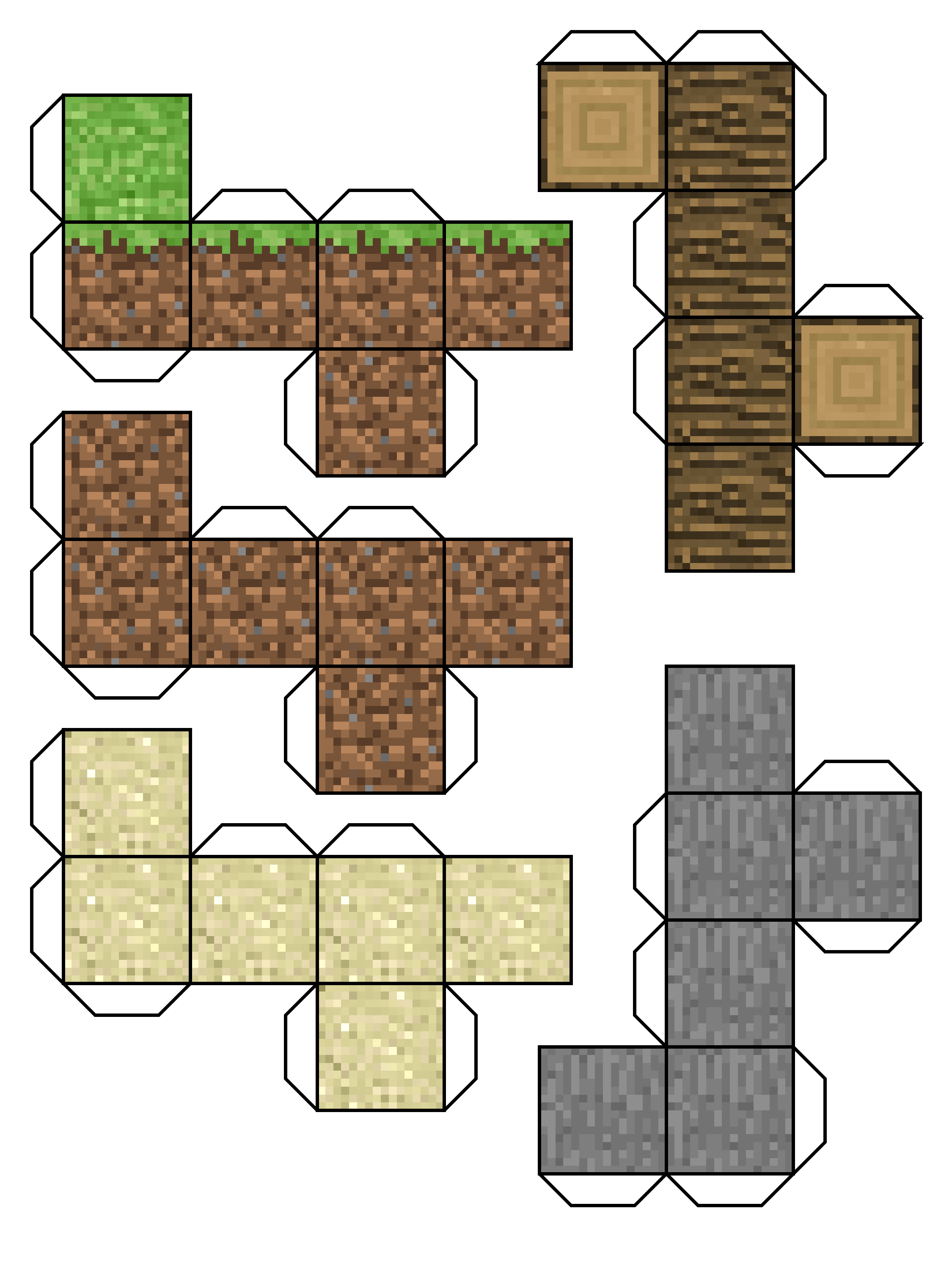 Free Printable Minecraft Blocks